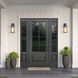 Dutton 1 Light 16 inch Powder Coated Black Outdoor Wall Sconce